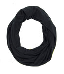 LK Baby Infinity Nursing Scarf Breastfeeding Cover Ultra Soft Premium Jersey Polyester- 100% AZO free and Safe for Baby (Black) by TinyTreasures Baby Boutique