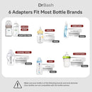 DrBash Portable Bottle Warmer for Travel, Leak-Proof Travel Baby Bottle Warmer with Fast Heating for Breastmilk, Safety Material Baby Bottle Warmer for Dr. Brown, Medela, Tommee Tippee, ComoTomo, by TinyTreasures Baby Boutique