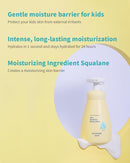 Kids' Moisture Body Lotion - Korean Kids Daily Body Moisturizer - Long Lasting 24hr Hydrating Cream Type Lotion with Cica and Squalane - Allergen Free Scent, 8.45 fl.oz. by TinyTreasures Baby Boutique