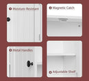 Bathroom Cabinet Wall-Mounted, White Storage Cabinets with Adjustable Shelves, Space-Saving Organizer with 2 Doors for Bathroom, Laundry, Kitchen - Moisture Resistant & Easy Install by CozyNest Decor