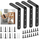 Anti Tip Furniture Anchors for Baby Pet Proofing,Furniture Wall Anchor Furniture Dresser Bookshelf Falling Prevention Device for Children (Black) by TinyTreasures Baby Boutique