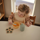 mushie Silicone Baby Feeding Spoons | 2 Pack (Ivory) by TinyTreasures Baby Boutique