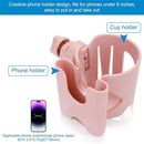 Accmor Universal Cup Holder, Stroller Cup Holder with Phone Holder, 360° Rotatable Large Caliber Designed Bottle Holder for Stroller, Bike, Wheelchair, Walker, Scooter by TinyTreasures Baby Boutique