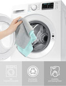 Fantasticlean Microfiber Cleaning Cloth Roll -75 Pack, Tear Away Microfiber Towels, 12" x 12", Reusable, Washable, Scratch Free, Ultra Absorbent Dish Rags for Car, Home, Garage or Shop (Blue) by CozyNest Decor