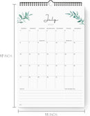 Jotsome Wall Calendar 2025-2026, Large Academic Monthly Calendar From July 2025 to December 2026 11"x17", Aesthetic Wall Decoration in Home and Office for Easy Organizing by TinyTreasures Baby Boutique