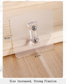 Furniture Anchors 4 Pairs No Drill Heavy Duty Anchors Fridge Lock Adjustable Self-Adhesive Safety Anti Tip Straps for Baby Proofing 220lbs Tension Earthquake Resistant Metal Straps Prevent Falling by TinyTreasures Baby Boutique