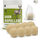 Deer Repellent, Rabbit Repellent Outdoor, Deer Deterrent for Plants, Keep Rabbits Out of Backyard, Deer and Rabbit Repellant, Deer Repellant Balls for Flowers Shrubs & Trees-8 Packs by GreenHaven Gardens