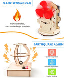 Poraxy STEM Kits for Kids Ages 8-10-12, 5 Set Wooden 3D Puzzles, Educational Science Experiment Building Projects Crafts, Toys for Ages 8-13, Birthday Gifts for Boys Girls 8 9 10 11 12 13 Years Old by TinyTreasures Baby Boutique