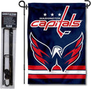 WinCraft Washington Capitals Garden Flag with Pole Stand Holder by GreenHaven Gardens