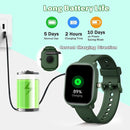 Smart Watch for Kids Girls Boys No APP/Phone Needed, 1.8" IP68 Waterproof Sport Kids Watch Pedometer, Heart Rate, Sleep Monitor, Step Counter, 12 Puzzle Games for Girls Boys Teens 6-16 by TinyTreasures Baby Boutique