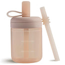 Moonkie Baby Training Cup Silicone Straw Cup | BPA-Free Drop-Proof Sippy Cups for Infants Toddlers and Kids 6 Months+ | 5 oz, 1pack, DX-BTC-01 by TinyTreasures Baby Boutique
