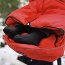 Waterproof Anti-Kick Footmuff for Stroller,350g Filling Anti-Freeze Stroller Bunting Bag Front Height Adjustable,Foot Area Opens Stroller Footmuff by TinyTreasures Baby Boutique
