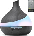 500ML Essential Oil Diffuser: Aroma Diffuser with Remote Control for Hotel Spa Yoga Room - Humidifiers for Bedroom with 14 Colors LED Night Light for Kids/Women Home Relaxation by TinyTreasures Baby Boutique