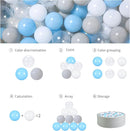 GOGOSO 100 Pieces Ball Pits Balls - 2.2 inch Pearl Pink Plasticballs for Children Toddlers Plastic Oceanball Swim Toys Bals for Kids Playhouse Pool by TinyTreasures Baby Boutique