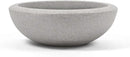 ARBORA 26" Santorini Bowl Polyresin Indoor and Outdoor Planter with Stone Blend Concrete Gray Finish - Durable, Weatherproof, Lightweight, Large Plant Pot for Patio, Garden, Deck, Entryway by GreenHaven Gardens