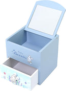 Girl Jewelry Box blue Cute bunny Tabletop Storage Box Little girl birthday christmas Gift kids jewelry box Organizer by TinyTreasures Baby Boutique