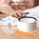 Brown Noise Sound Machine with 30 Soothing Sounds 12 Colors Night Light White Noise Machine for Adults Baby Kids Sleep Machines Memory Function 36 Volume Levels 5 Timers for Home Office Travel by TinyTreasures Baby Boutique