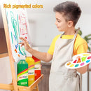 Washable Paint Set for Kids 6 Colors, Non Toxic Kids Painting Set, Tempera Bulk Paint 8 oz, Classroom Paints for Toddlers Art, craft, Home Finger Paints projects by TinyTreasures Baby Boutique