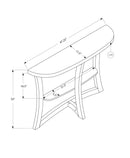 Accent Console Table For Entryway, Stylish - Taupe by HouseOfZazla