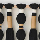 Macrame Wall Hanging Black Sphericity Cotton Tassels Textile Hanging Geometric Yarn Wall Art for Bedroom Living Room Decor 15.7" W x 39" L by CozyNest Decor