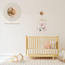 Baby Crib Mobile Arm,HBM Wooden Mobile Arm for Crib Mobile Hanger for Crib Baby Girl Nursery Decor by TinyTreasures Baby Boutique