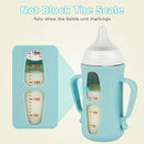 Silicone Sleeves for Pigeon Baby Bottles 8.1 oz,Anti Breakage Glass Baby Bottle Holder with Handles 2 Pack by TinyTreasures Baby Boutique