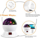MOKOQI Star Night Light Projector for Kids with Timer - Glow in The Dark Stars and Moon, Best Gift for 1-14 Years Old by TinyTreasures Baby Boutique