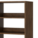 Chase - Tall Bookcase - Rustic Natural Aged Brown by HouseOfZazla