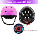 Adjustable Helmet for Ages 3-16 Kids Toddler Boys Girls Youth,Protective Gear with Elbow Knee Wrist Pads for Multi-Sports Skateboarding Bike Riding Scooter Inline skatings Longboard Roller Skate by TinyTreasures Baby Boutique