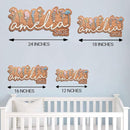 Personalized Nursery name sign for girls, Wildflowers Wooden baby name sign, Custom flower kids room decor, Baby shower, Boho nursery decorations gift/11 by TinyTreasures Baby Boutique