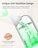 GROWNSY Nasal Aspirator for Baby, Upgraded 5 Suction Levels Baby Nose Sucker, IPX7 Waterproof Electric Nose Suction for Baby, Booger Sucker for Toddlers with Music & Light Functions (Green) by TinyTreasures Baby Boutique