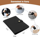 Jack&Chris Genuine Leather Passport Holder for Travel, RFID Blocking Handmade Passport Holder with Card Case Organized & Safe, Quality Travel Essentials for Women and Men for Gifting, Black by TinyTreasures Baby Boutique