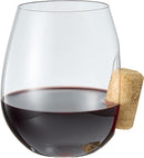Corked Stemless Wine Glasses | Single (19.6 OZ)