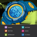 Kids Watch,Boys Watch for 3-15 Year Old Boys,Digital Sport Outdoor Multifunctional Chronograph LED 50 M Waterproof Alarm Calendar Analog Watch for Children with Silicone Band,Kids Gift by TinyTreasures Baby Boutique
