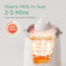 Momcozy Bottle Warmer, Fast Bottle Warmers for All Bottles with Timer, Accurate Temperature Control and Automatic Shut-Off, No Lid Required for Heating, White-Gray by TinyTreasures Baby Boutique