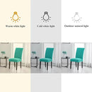 Joccun Chair Covers for Dining Room Set of 4, Dining Chair Slipcovers Stretch Dining Room Chair Covers Seat Protector,Washable Parsons Chair Cover for Home,Banquet(Turquoise,4 Pack) by CozyNest Decor