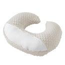 Nursing Pillow and Positioner for Breastfeeding, Ultra Soft Baby Breastfeeding Pillows for More Support for Mom and Baby, with Premium Removable Cover (Sand) by TinyTreasures Baby Boutique