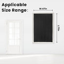 Adhesive Blackout Curtains- Self Stick Shades Window Blinds Curtains No Rod Needed Easy to Hang Curtains, Use for Bedroom, Living Room, Dining Room, Kitchen, Home Office, 47"W X 71"L, Black, 1 Panel by TinyTreasures Baby Boutique