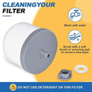 2Pack Replacement Ceramic Dome Water Filter 0.2 to 0.5 micron for Countertop Portable Water Purification System by CozyNest Decor