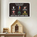 Pride Flag, Pride Banner, Love is Love Wall Decor, Feminist Gay Pride Lesbian LGBTQ Wall Hanging, Be Kind Banner Flag, Rainbow Wall Flag Home Living Room Decor, Banner for Room by TinyTreasures Baby Boutique