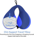 MOOB Kids Travel Pillow, Kids Head Neck & Chin Support U Shape Pillows, Travel Sleeping Essentials, Perfect for Car Airplane by TinyTreasures Baby Boutique