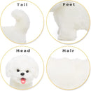 CU-MATE Interactive Maltese Simulation Dog-Realistic Puppy Electronic Toy Dog with Walking/Barking/Wagging Tail/Talking- Robotic Pet Toy Present Gift for Toddler Girls Boys by TinyTreasures Baby Boutique