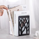 Metal Bookends Black 6 Pair - Heavy Duty Book Stoppers for Shelves - Decorative Book Ends by CozyNest Decor