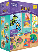 Imagimake 5 in 1 Awesome Craft Kit | Over 15 Projects - Creative DIY Arts & Crafts, Craft Kit for Kids | Gifts for 5 6 7 8 9 10 11 12 Years Old Girls & Boys | Arts and Crafts for Kids Ages 6-8 & 8-12 by TinyTreasures Baby Boutique