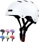 Skateboard Bike Helmet for Adults Women Men Youth Kids (2-3-5-8-14+ Years Boys Girls) - Lightweight Multi-Sport Adjustable Helmets for Bicycle Skateboard Scooter Skate Cycling by TinyTreasures Baby Boutique