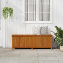 vidaXL Outdoor Storage Box, [Load Capacity Gallon] Deck Box with Gas-Lift Lid, Storage Chest with Water-Resistant Zippered Bag Inside, 68.9''x19.7''x22.8'', Solid Acacia Wood by CozyNest Decor