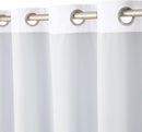 Amazon Basics Room Darkening Light Blocking Blackout Window Curtain with 2 Panels Grommets, for Living Room and Bedroom, 52 x 96 inches, White - Set of 2 by TinyTreasures Baby Boutique