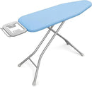 Yaheetech Foldable Ironing Board, Heavy Duty Iron Board with 9 Adjustable Heights, 4 Layer Cover and Safety Iron Rest, 52X14 Compact and Space Save Iron Board for Home Laundry Room Use, Blue by CozyNest Decor