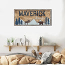 Custom Woodland Nursery Decor - Baby Name Sign for Boys, Kids Room Decor - Wooden Name Sign Gift by TinyTreasures Baby Boutique
