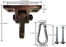 Heavy Duty Bronze Swing Hangers Screws Bolts Included Over 5000 lb Capacity Playground Porch Yoga Seat Trapeze Wooden Sets Indoor Outdoor (4 Pack) by TinyTreasures Baby Boutique